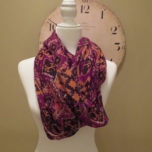 360 loop multicolored scarf